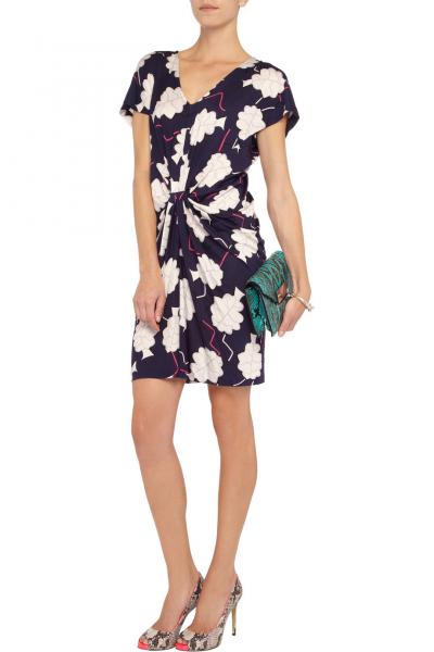 DIANE VON FURSTENBERG Nobuko printed silk-jersey dress