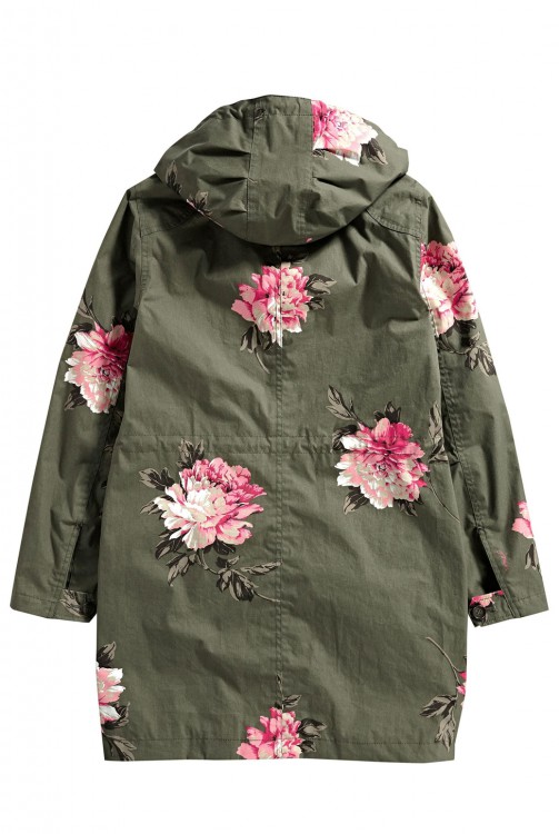 JOULES Storm Waterproof Floral Parka