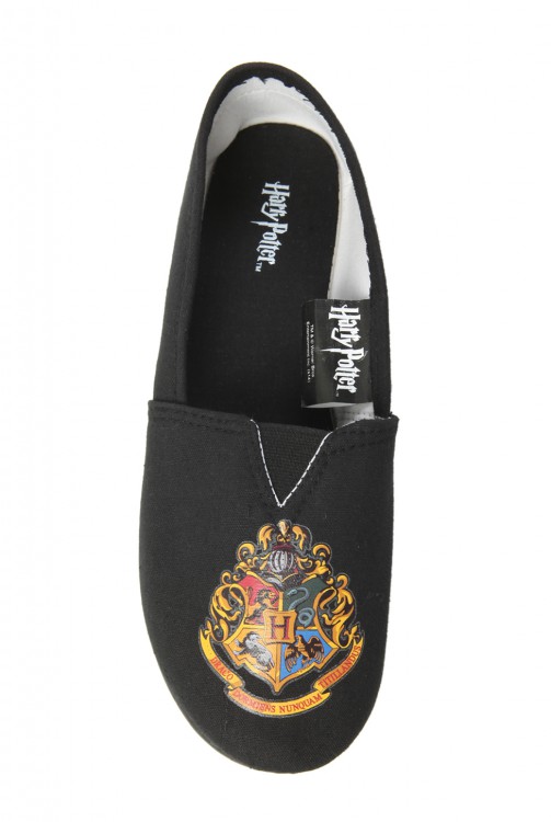 HOT TOPIC Harry Potter Hogwarts Crest Slip-On Shoes