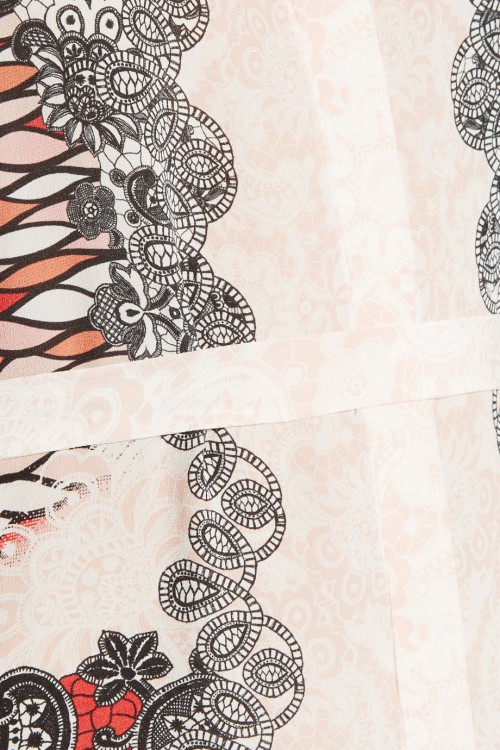 SALONI Molly printed silk-chiffon midi dress