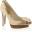 _MICHAEL MICHAEL KORS York metallic snake-effect leather pumps