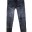 _[NWOT] Washed Denim Printed Black Leggings