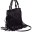 _Fringed PU leather Tote bag