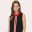_Sleeveless Shirts Chiffon Patchwork Blouse