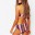_MIX & MATCH Monki Geo-Tribal Print Triangle Bikini top and bottom