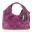 _PAOLO MASI  Plum Purple Hand Woven Calf Leather Handbag