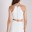 _MISSGUIDED Ladder Front Crop Top White