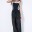 _Long Wide Leg Loose High Elastic Waist Chiffon Harem Pants