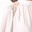 _Forever 21 white long sleeved high neck lace panels back bow blouse