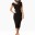 _Backless Stretch Pencil Dress