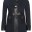 _VALENTINO Faux leather-trimmed cotton-poplin coat