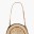 _Trim Detail Cut Out Round Straw Bag